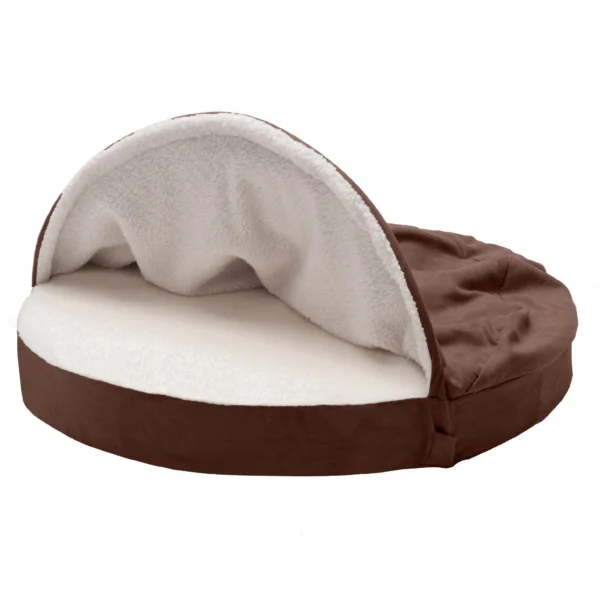 Snuggery Burrow Dog Bed - Faux Sheepskin - Image 21